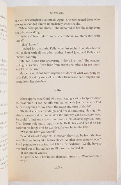 Severed Trust #4 by Margaret Daley (Men of the Texas Rangers, New, 2013, Pbk, 320 pages, Abingdon Press)