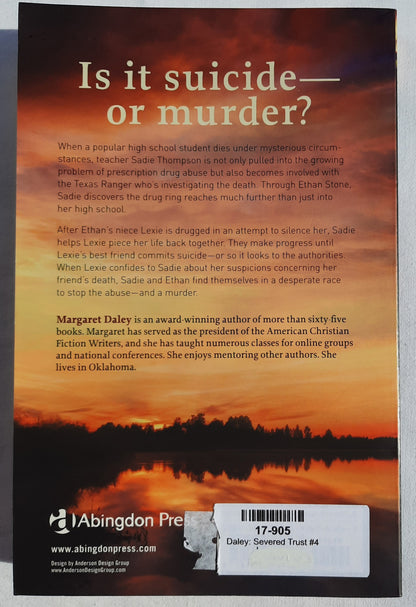 Severed Trust #4 by Margaret Daley (Men of the Texas Rangers, New, 2013, Pbk, 320 pages, Abingdon Press)