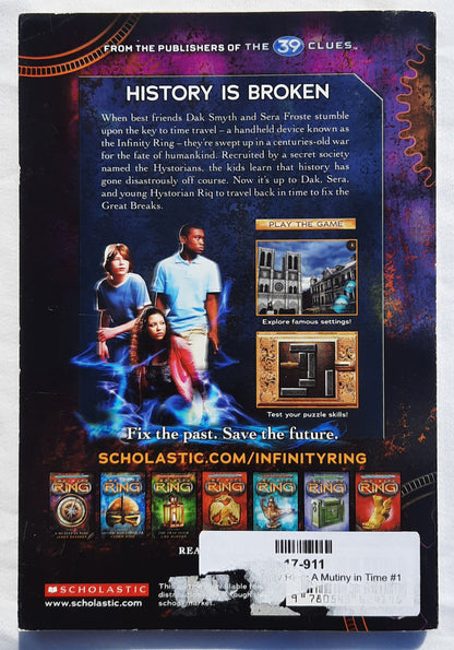 Infinity Ring: A Mutiny in Time #1 by James Dashner (Very good, 2015, Pbk, 192 pages, Scholastic)