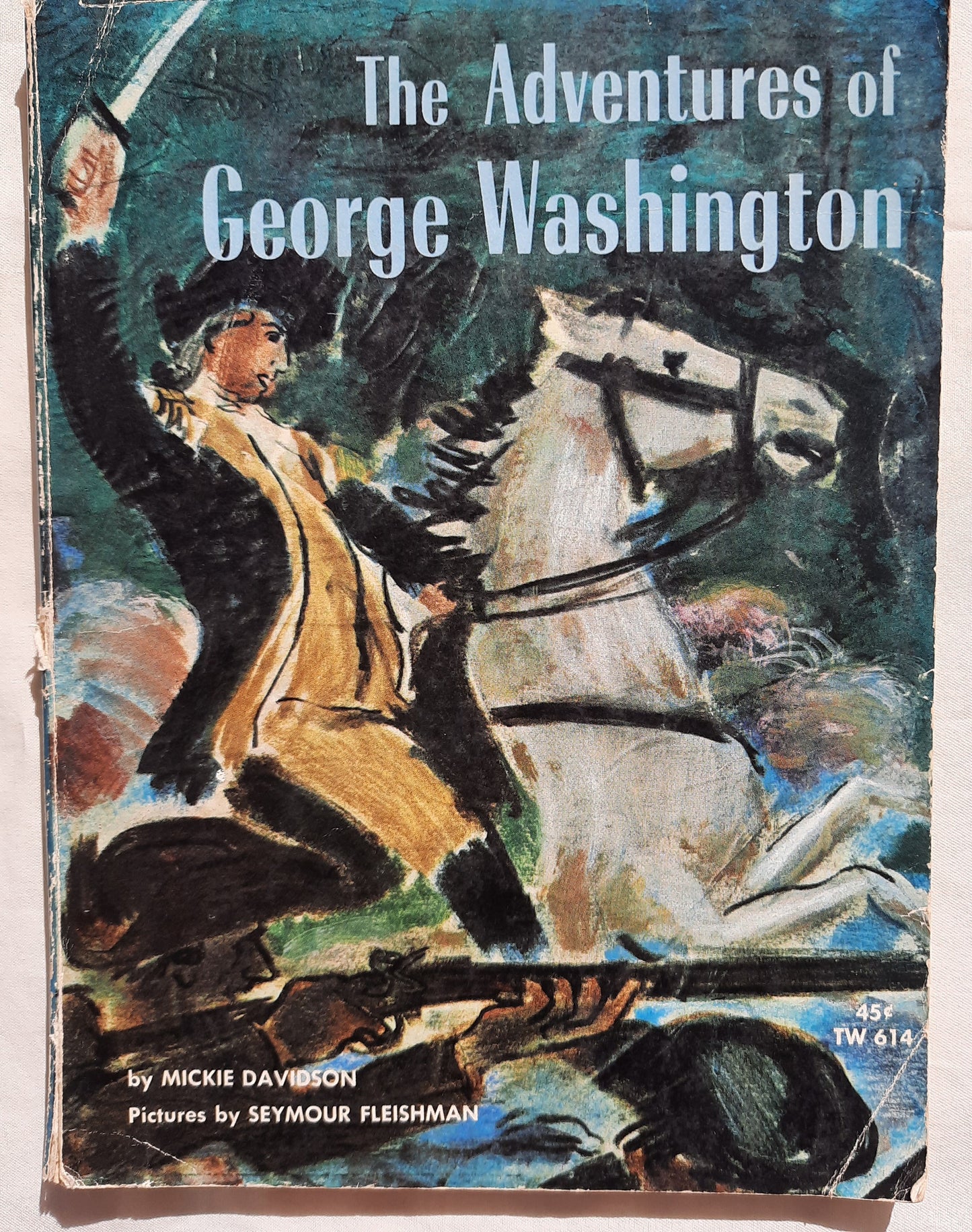 The Adventures of George Washington by Mickie Davidson; Fleishman Seymour (Good, 1967, PBk, 72 pages, Scholastic)