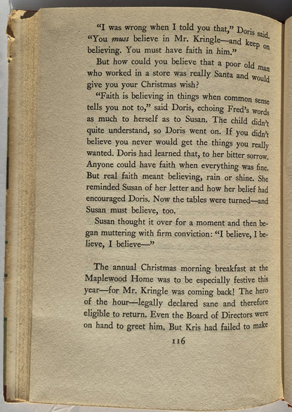 Das Wunder von Manhattan von Valentine Davies (Gut, 1947, gebunden, 120 Seiten, Harcourt, Brace and Company)