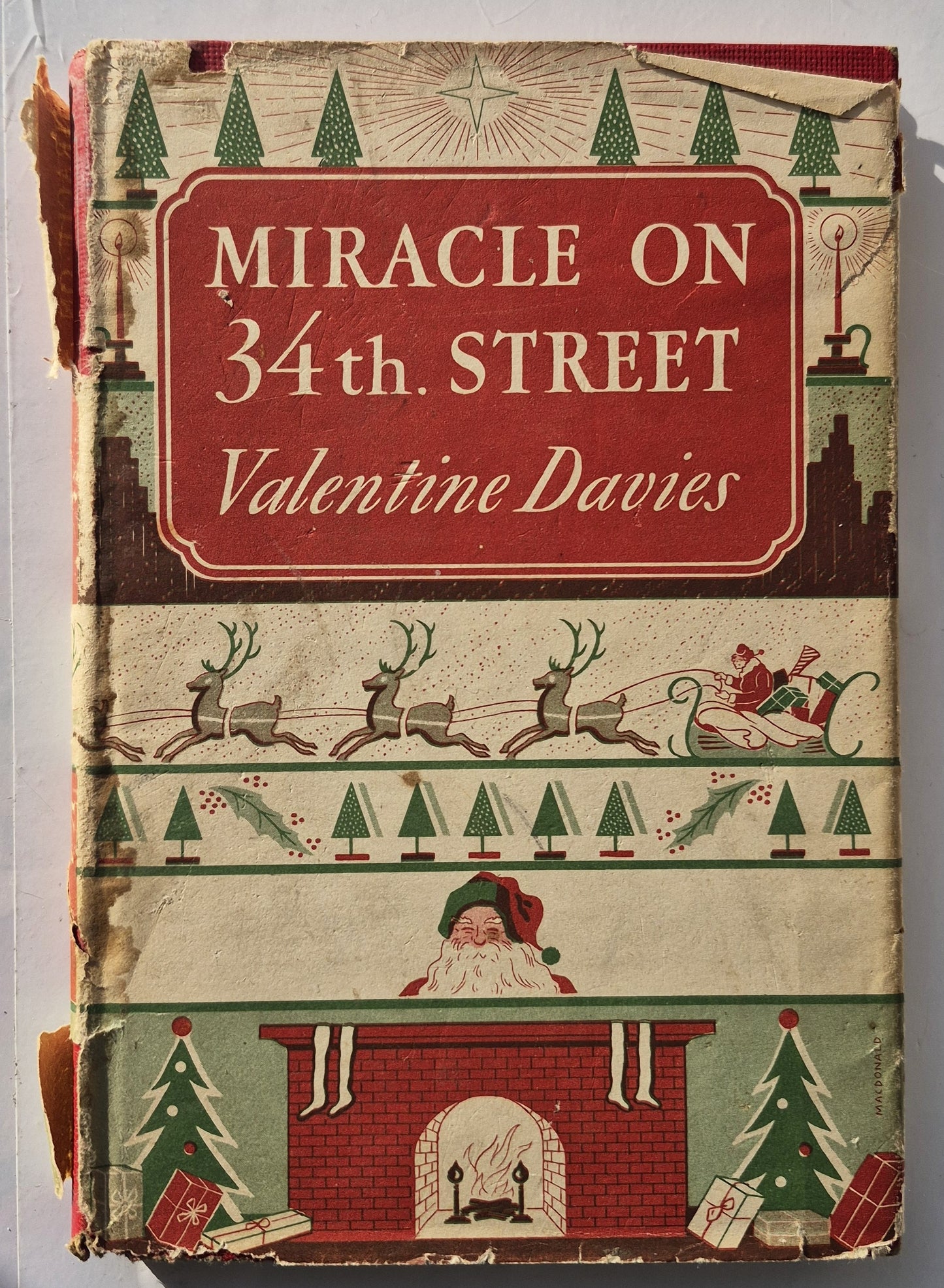 Das Wunder von Manhattan von Valentine Davies (Gut, 1947, gebunden, 120 Seiten, Harcourt, Brace and Company)