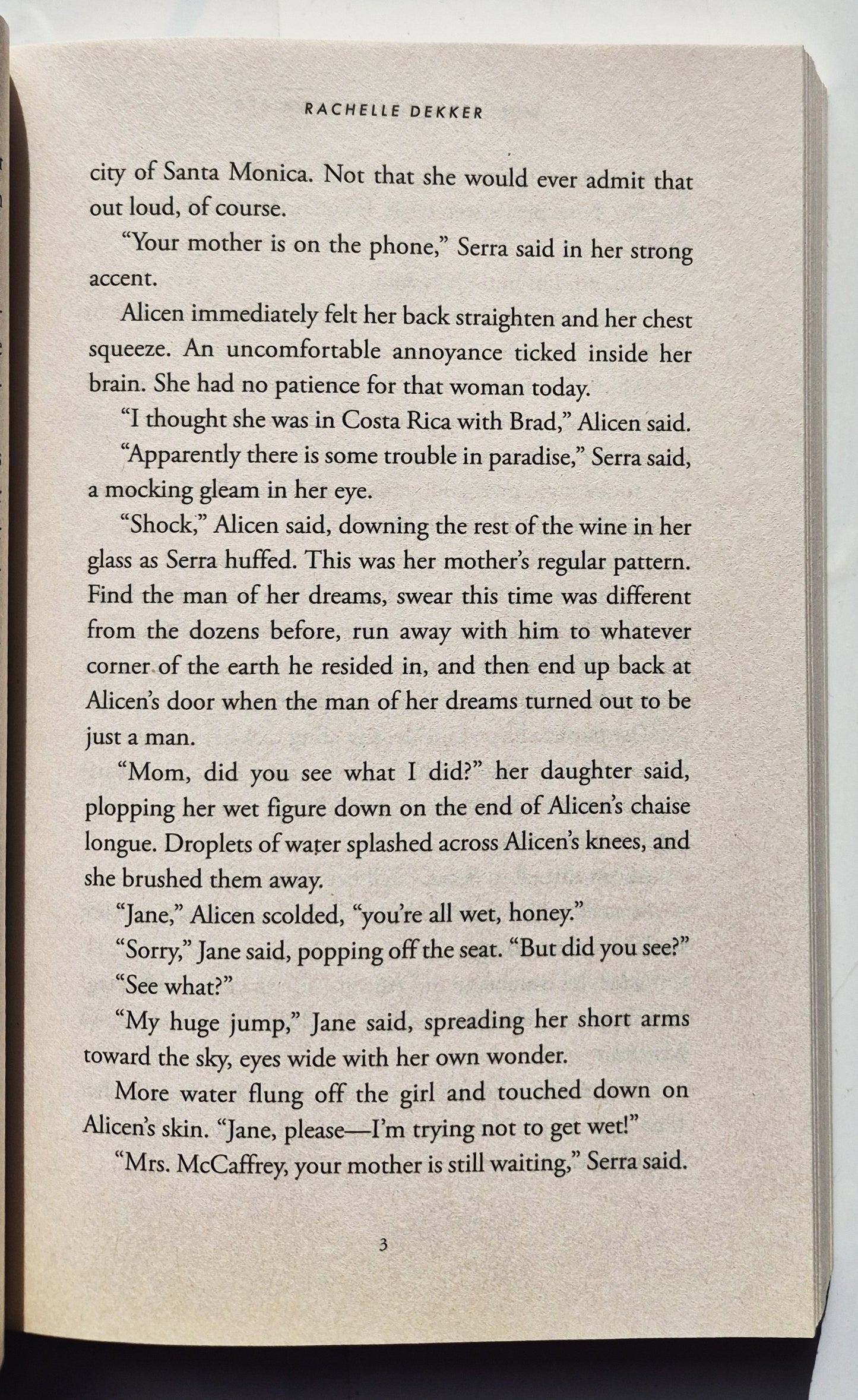 When Through Deep Waters by Rachelle Dekker (New, 2018, Pbk, 385 pages, Tyndale Fiction)