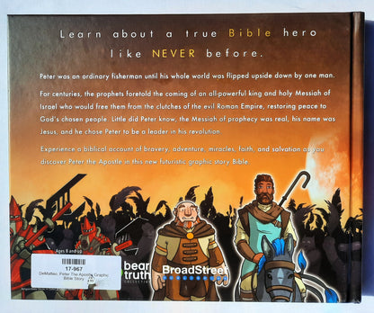 Peter The Apostle Graphic Bible Story by Mario Dematteo (New, 2021, HC, 192 pages, Broadstreet)