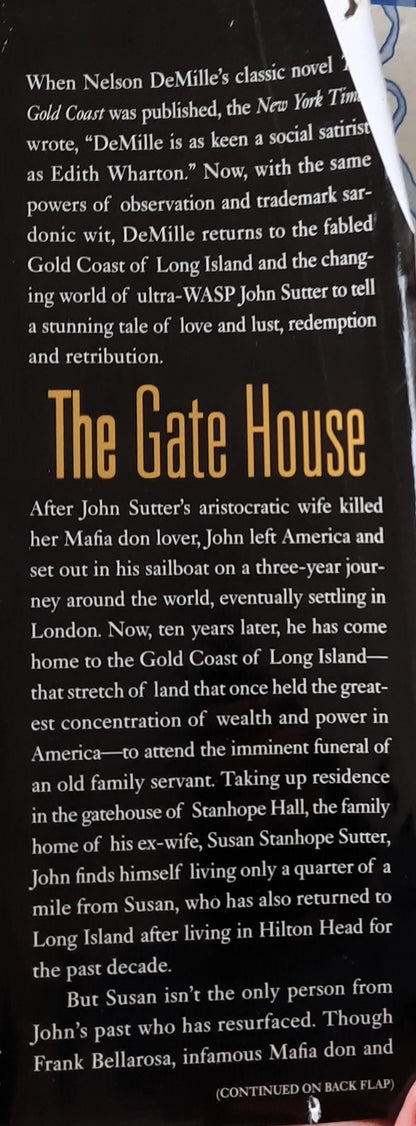 The Gate House by Nelson DeMille (John Sutter #2, Good, 2008, HC, 677 pages, Grand Central Publishing)