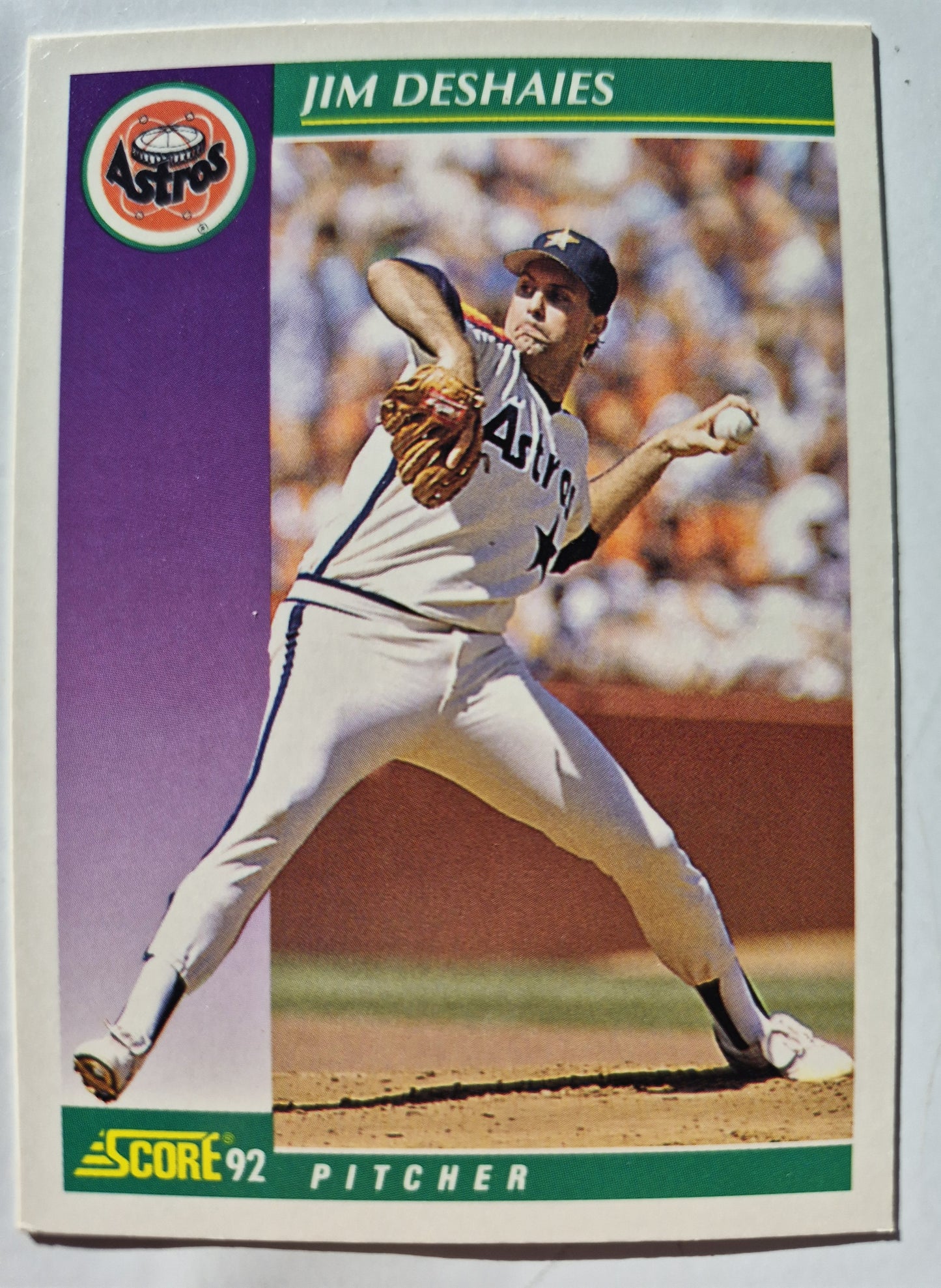 Bewertung '92 Jim DeShaies Houston Astros Pitcher Baseballkarte #364 Fast Neuwertig
