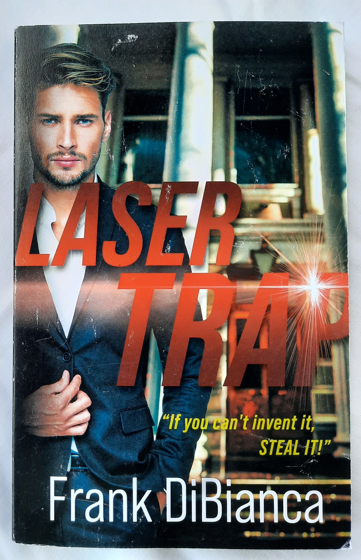 Laser Trap by Frank DiBianca (Quincy U Suspense, New, 2022, Pbk, 313 pages, Iron Stream Fiction)