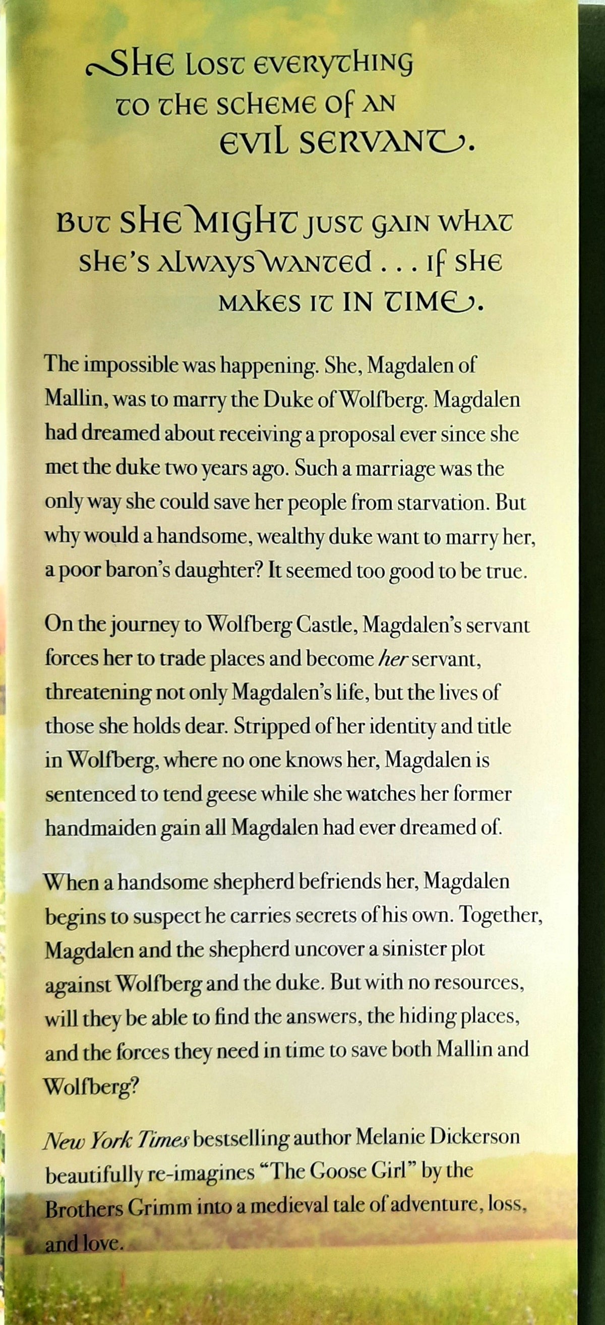 The Noble Servant by Melanie Dickerson (A Medieval Fairy Tale #3, Very good, 2017, HC, 322 pages, Thomas Nelson)