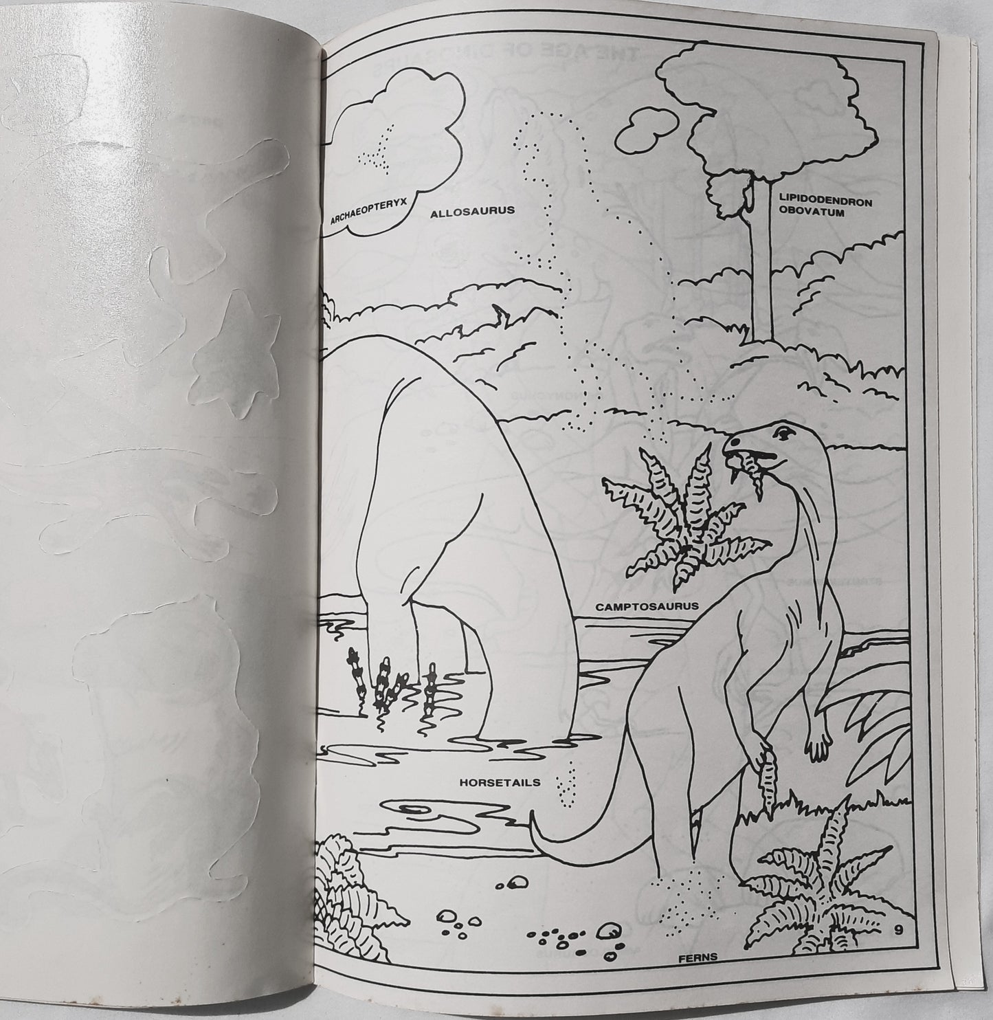 A Golden Book: Dinosaurs Sticker Fun (New/Unused, 1984, Pbk, 20 pages, Western Publishing Co.)