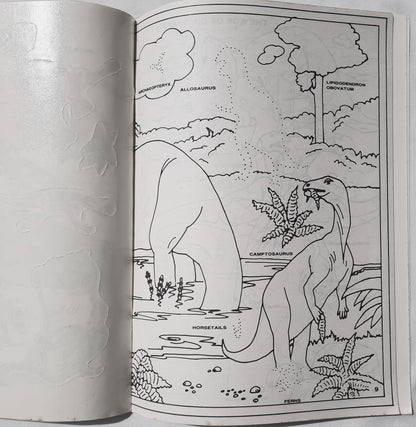 A Golden Book: Dinosaurs Sticker Fun (New/Unused, 1984, Pbk, 20 pages, Western Publishing Co.)