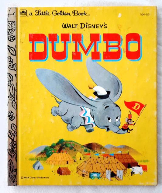 Walt Disney's Dumbo (Very good, 1947?, HC, 24 pages, A Little Golden Book)