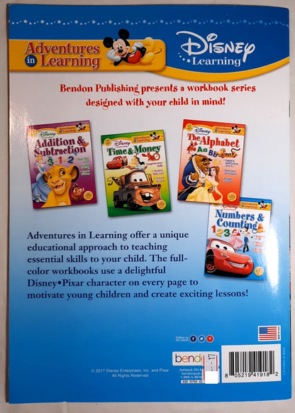 Disney Learning Numbers & Counting by Bendon (Like New, 2017, Pbk)