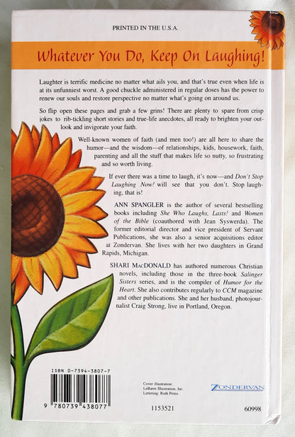 Don't Stop Laughing Now! and Look Who's Laughing! edited by Ann Spangler (Very Good, 2002, HC, 200 pages, Zondervan)