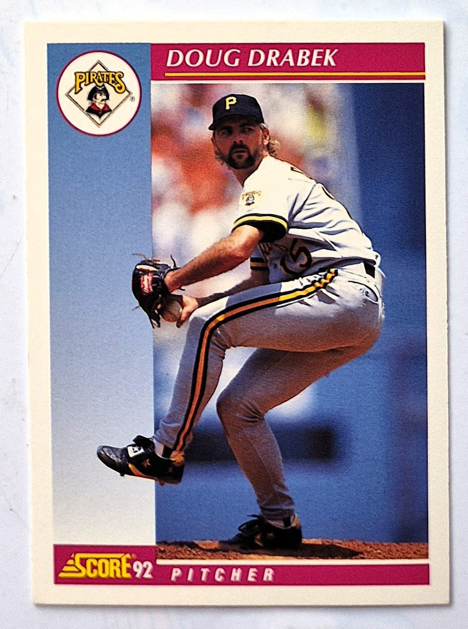 Drabek Doug Pittsburgh Pirates Pitcher #115 Score 1992 Baseball Card