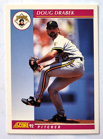 Drabek Doug Pittsburgh Pirates Pitcher #115 Score 1992 Baseball Card