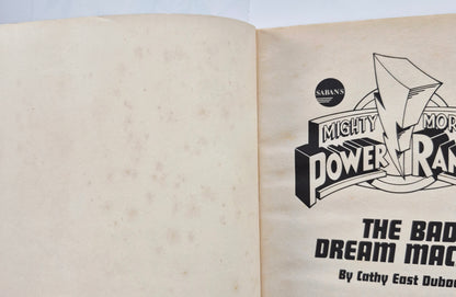 Mighty Morphin Power Rangers: The Bad Dream Machine by Cathy East Dubowski (Good, 1994, Pbk, 61 pages, Parachute Press)