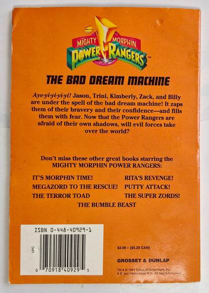 Mighty Morphin Power Rangers: The Bad Dream Machine by Cathy East Dubowski (Good, 1994, Pbk, 61 pages, Parachute Press)