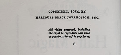 Half Magic von Edward Eager (Gut, 1954, Gebunden, 217 Seiten, Harcourt Brace Jovanovich)