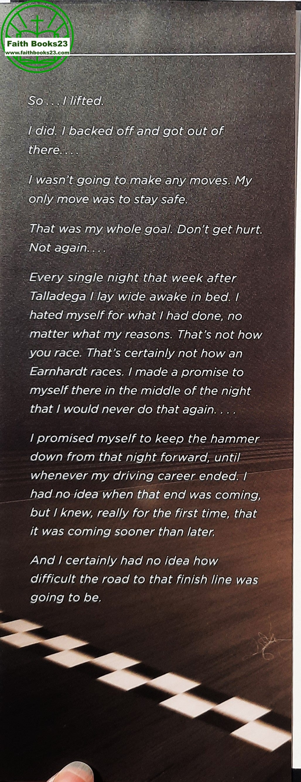 Racing to the Finish: My Story von Dale Earnhardt Jr. (Neu, 2018, HC, 208 Seiten, Thomas Nelson)
