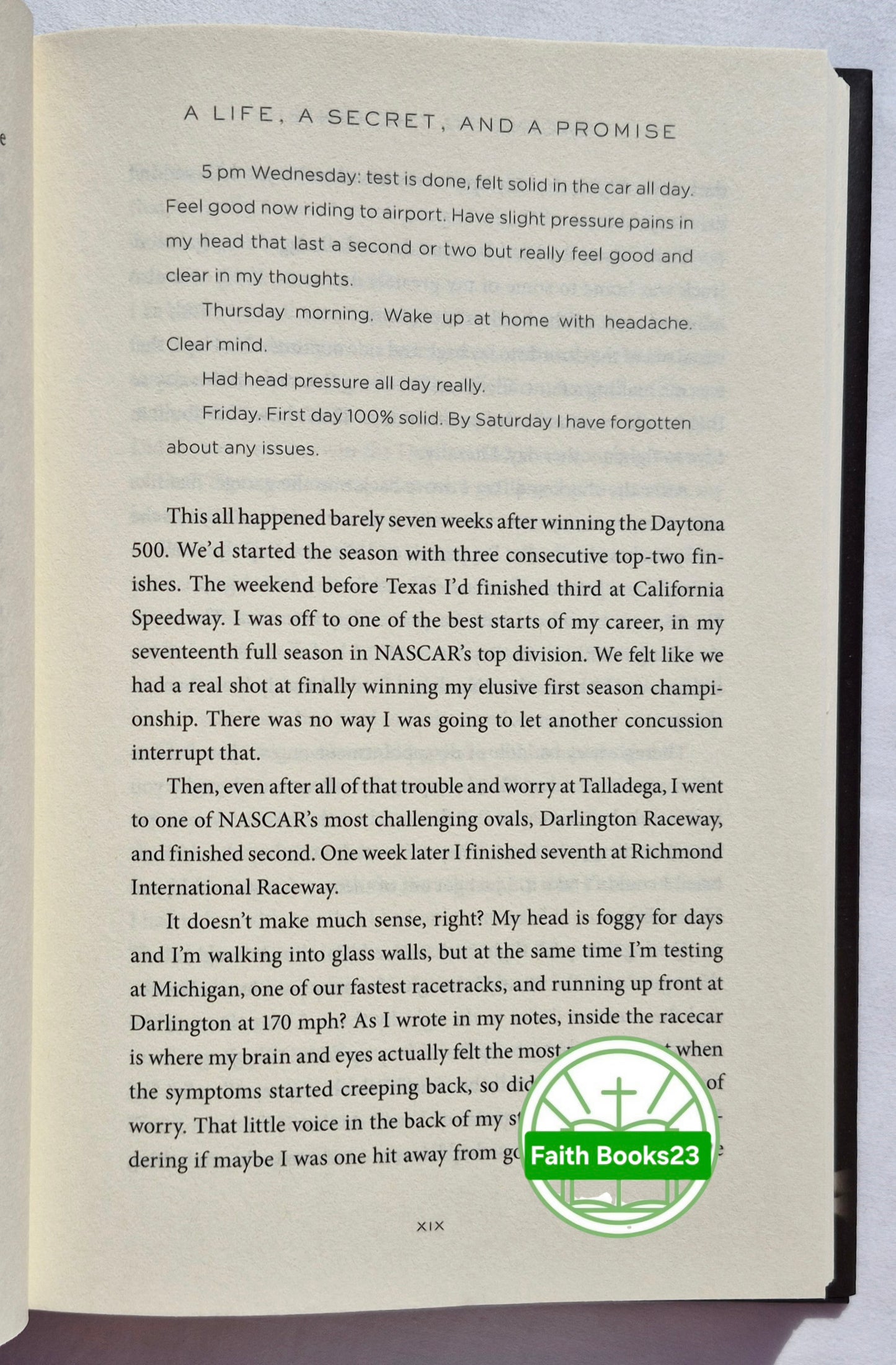 Racing to the Finish: My Story von Dale Earnhardt Jr. (Neu, 2018, HC, 208 Seiten, Thomas Nelson)