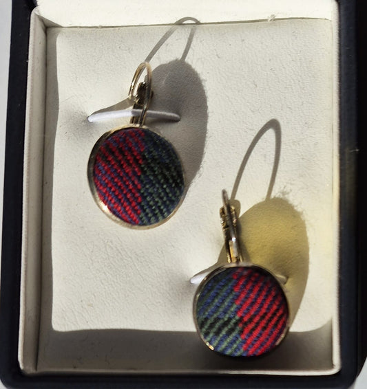 Earrings The Royal Edinburgh Military Tattoo Collectible Tartan Plaid Earrings (Like new)