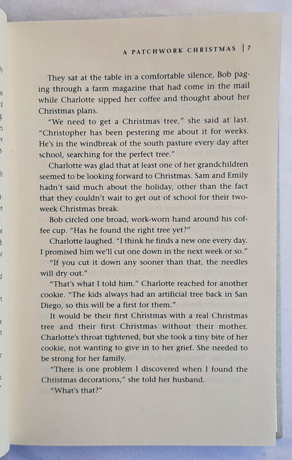 A Patchwork Christmas by Kristin Eckhardt (Home to Heather Creek #5, Very good, 2008, HC, 262 pages, Guideposts)
