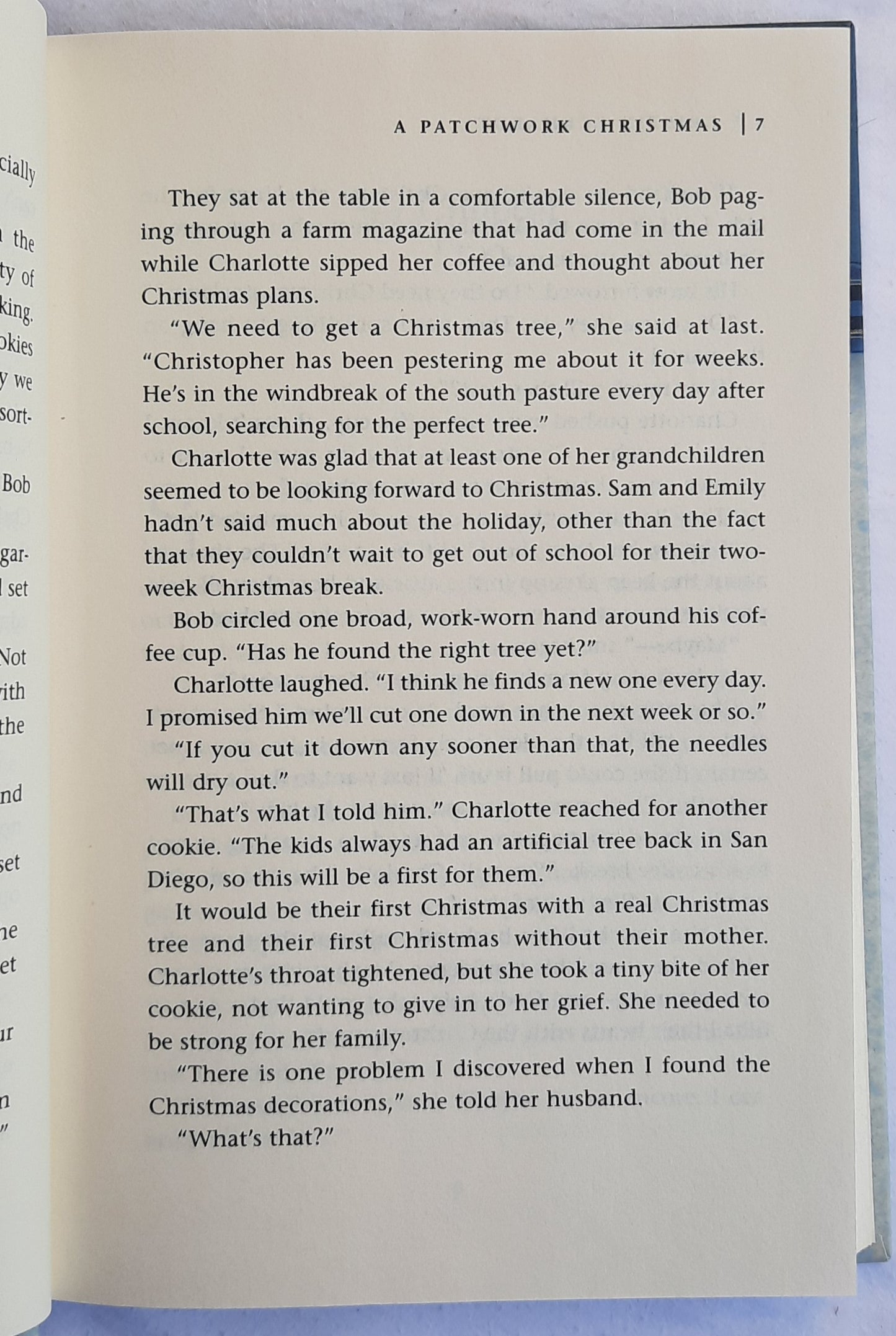 A Patchwork Christmas by Kristin Eckhardt (Home to Heather Creek #5, Very good, 2008, HC, 262 pages, Guideposts)