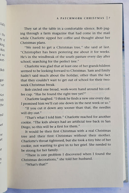 A Patchwork Christmas by Kristin Eckhardt (Home to Heather Creek #5, Very good, 2008, HC, 262 pages, Guideposts)