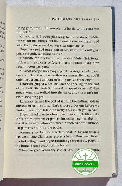 A Patchwork Christmas von Kristin Eckhardt (Home to Heather Creek #5, sehr gut, 2008, geb., 262 Seiten, Guideposts)