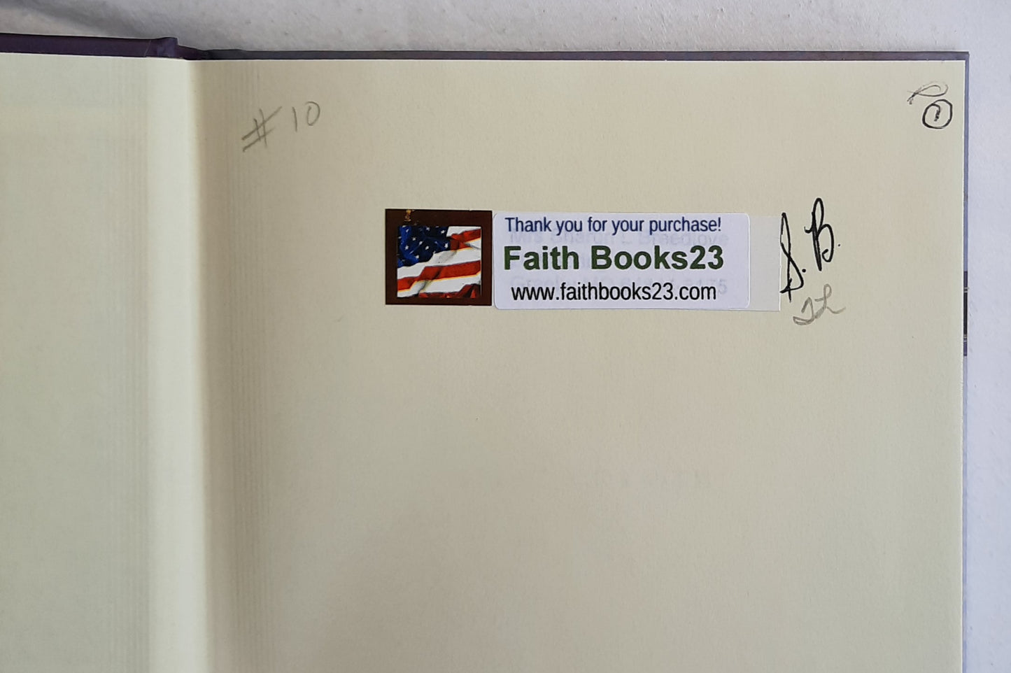 Seeds of Faith by Kristin Eckhardt (Home to Heather Creek #10, Very good, 2009, HC, 246 pages, Guideposts)