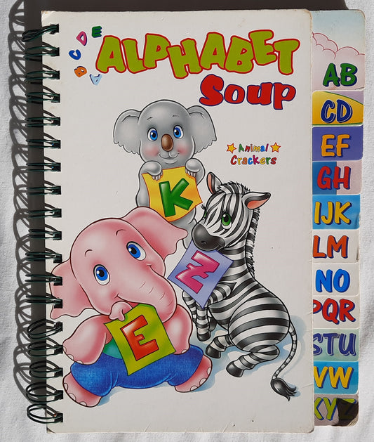 Animal Crackers: Alphabet Soup by Books are Fun/Edicart (Good, 2005, Spiral Board Book, 22 pages, Crealibri)
