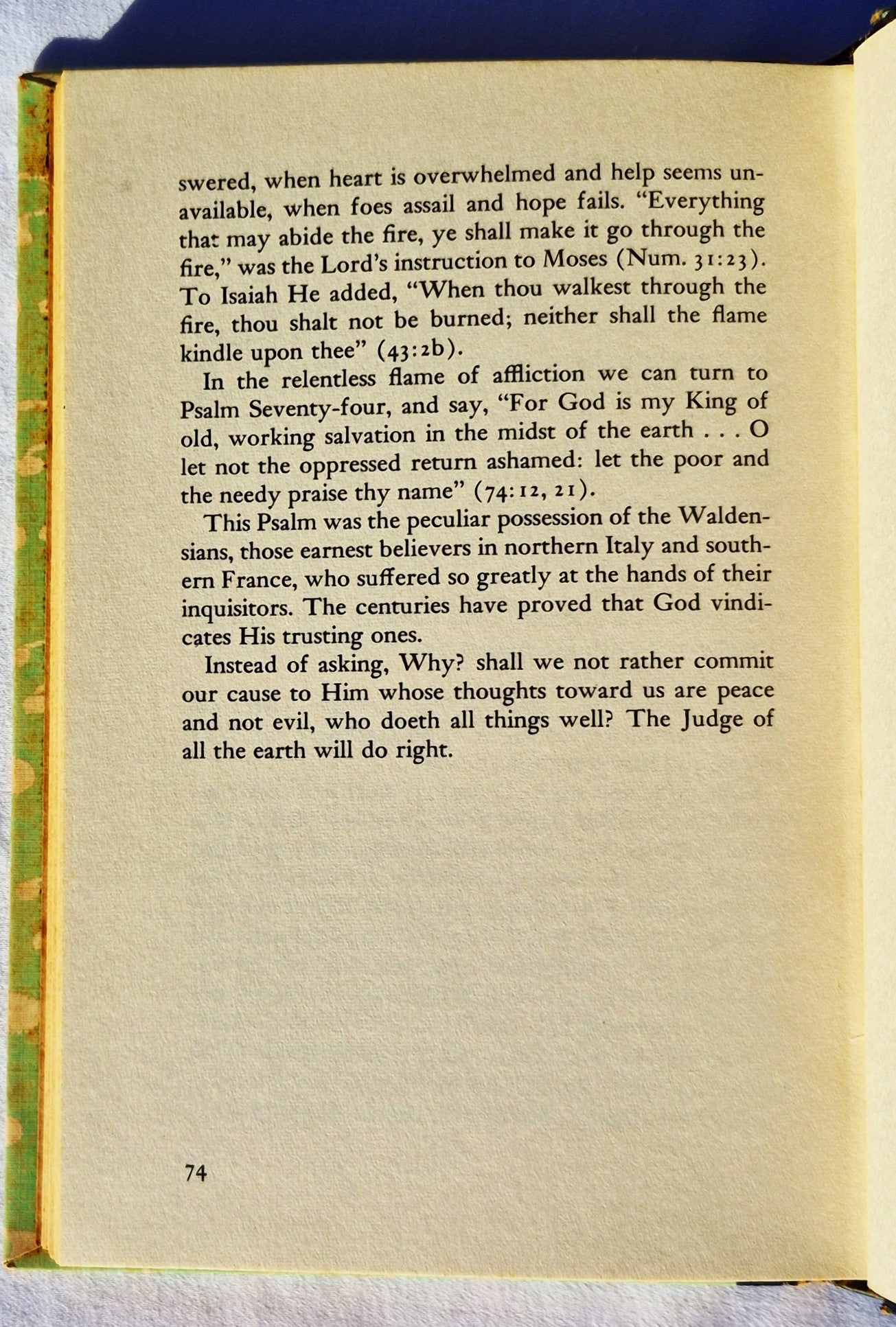Just Why? von V. Raymond Edman (Sehr gut, 1956, HC, 88 Seiten, Scripture Press)