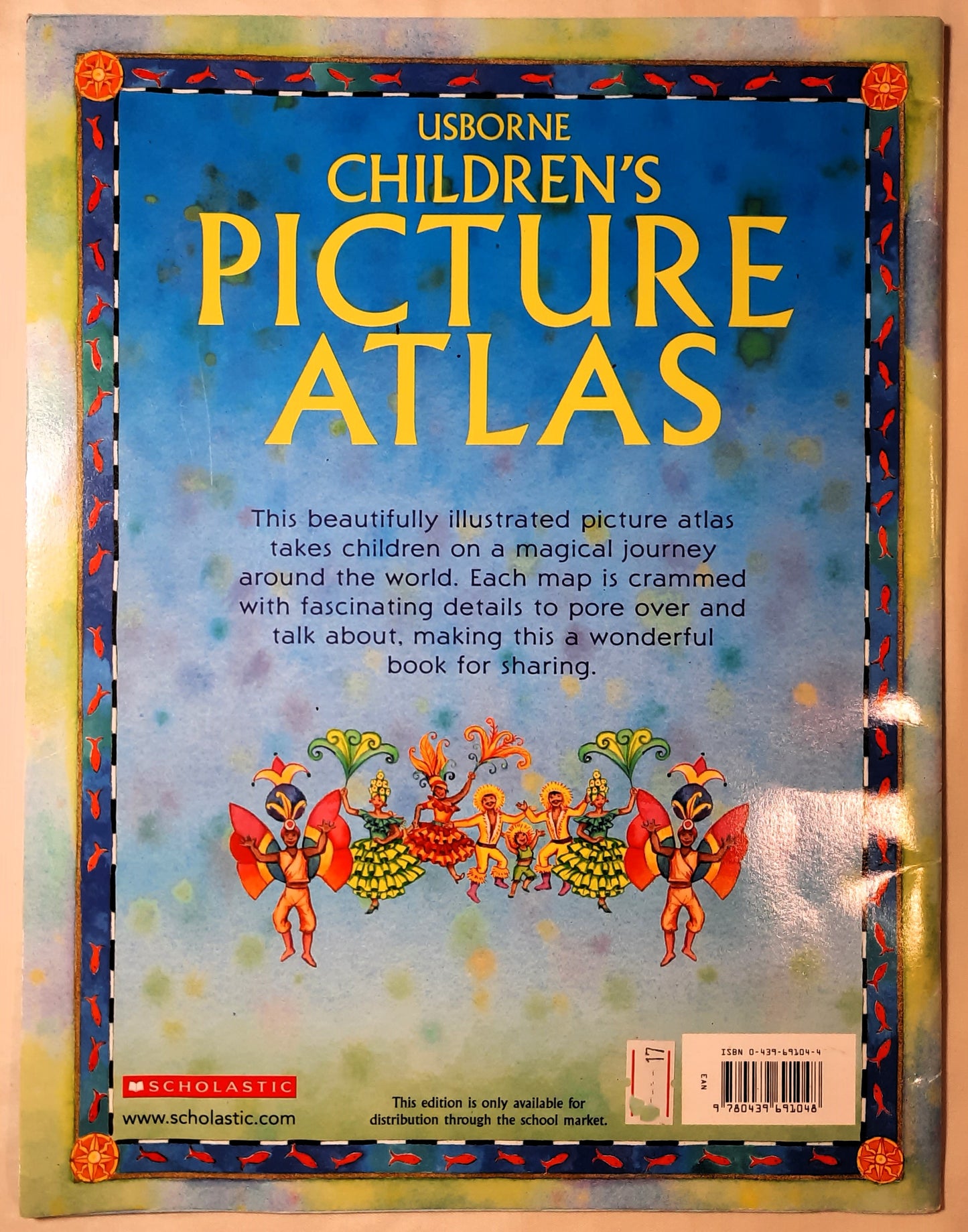 Usborne Children's Picture Atlas by Linda Edwards (Good, 2004, Pbk)