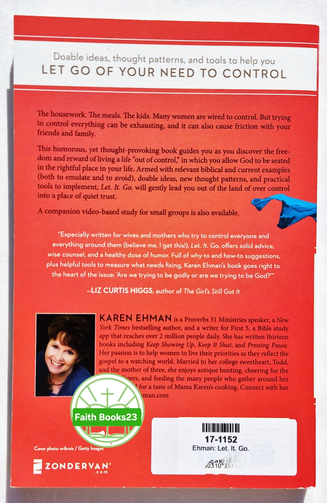 Let. It. Go.: How to Stop Running the Show and Start Walking in Faith von Karen Ehman (Neu, 2019, Pbk, 224 Seiten, Zondervan)