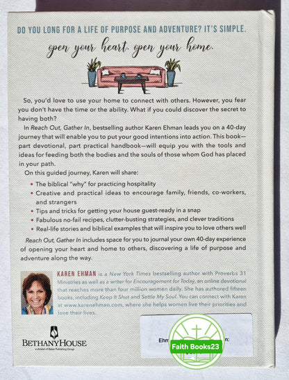 Reach Out, Gather In: 40 Days to Opening Your Heart and Home von Karen Ehman (Neu, 2020, gebunden, 256 Seiten, Bethany House)