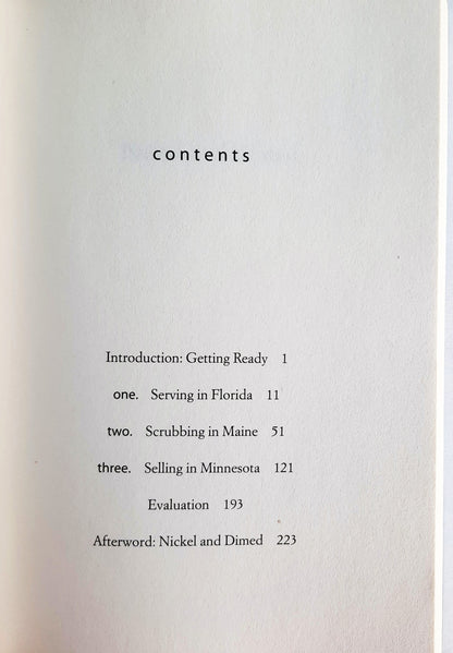 Nickel and Dimed: On (Not) Getting By in America by Barbara Ehrenreich (Very Good, 2011, Pbk, 244 pages, Picador)