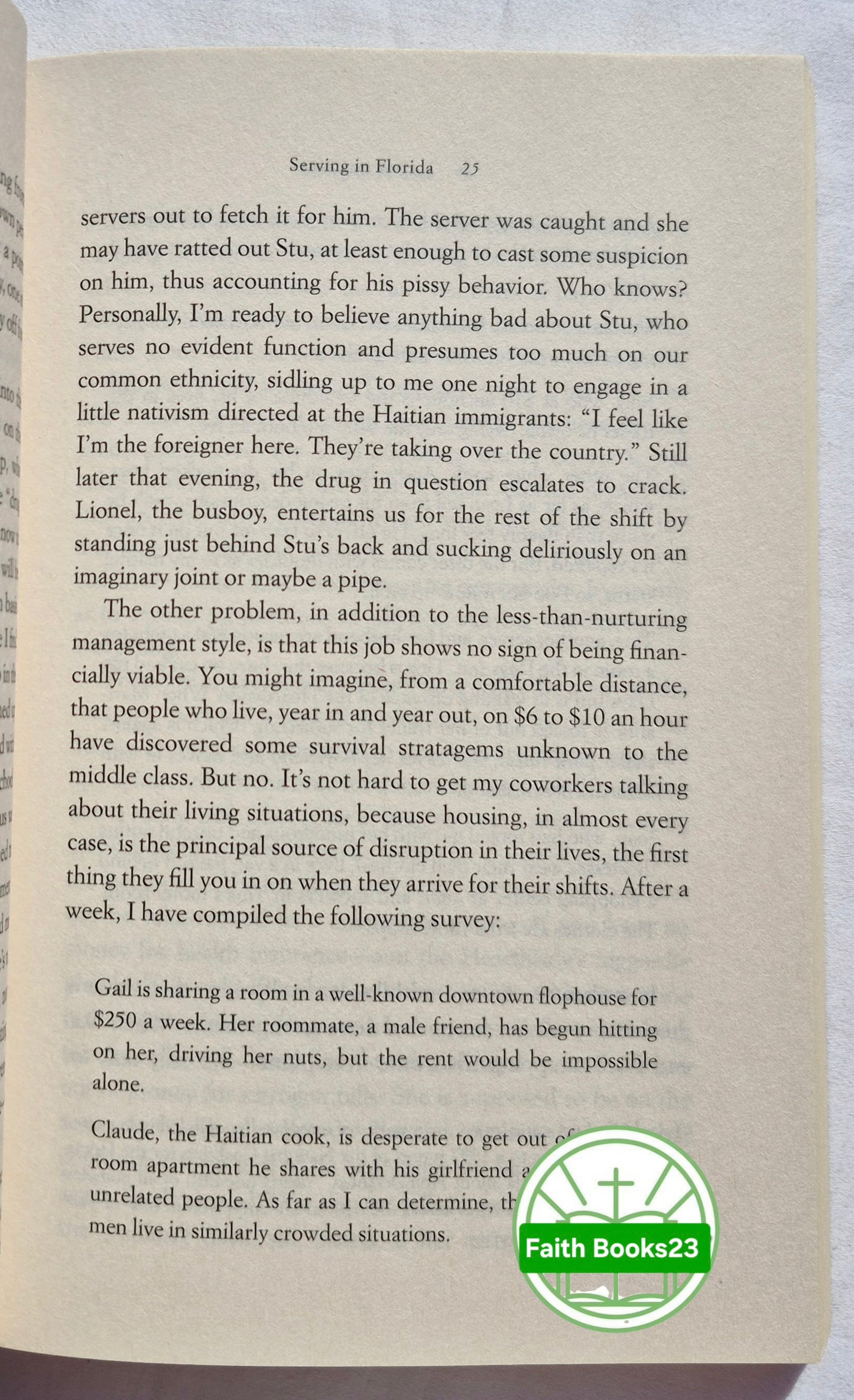 Nickel and Dimed: On (Not) Getting By in America by Barbara Ehrenreich (Very Good, 2011, Pbk, 244 pages, Picador)