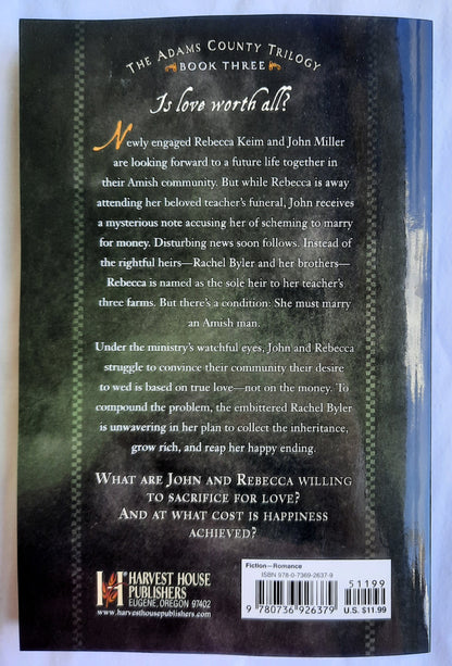 Rebecca's Choice by Jerry S. Eicher (Adams County Trilogy #3, New, 2010, Pbk, 291 pages, Harvest House)