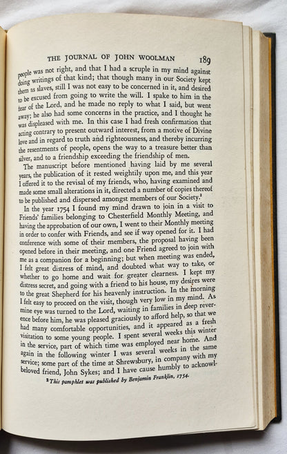 The Harvard Classics: The Autobiography of Benjamin Franklin; The Journal of John Woolman; Fruits of Solitude William Penn Herausgeber Charles W. Eliot (Gut, 1937, gebunden, 395 Seiten, P. F. Collier & Son)