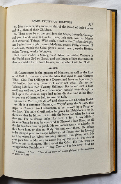 The Harvard Classics: The Autobiography of Benjamin Franklin; The Journal of John Woolman; Fruits of Solitude William Penn Herausgeber Charles W. Eliot (Gut, 1937, gebunden, 395 Seiten, P. F. Collier & Son)