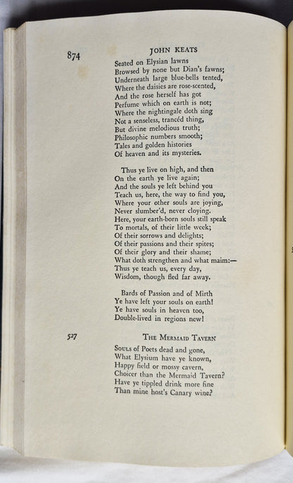 The Harvard Classics: English Poetry Vol. II from Collins to Fitzgerald editor Charles W. Eliot (Gut, 1938, HC, 493 S., PF Collier & Son)