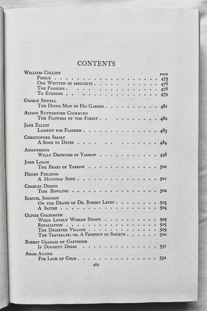 The Harvard Classics: English Poetry Vol. II from Collins to Fitzgerald editor Charles W. Eliot (Gut, 1938, HC, 493 S., PF Collier & Son)