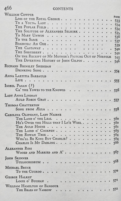 The Harvard Classics: English Poetry Vol. II from Collins to Fitzgerald editor Charles W. Eliot (Gut, 1938, HC, 493 S., PF Collier & Son)
