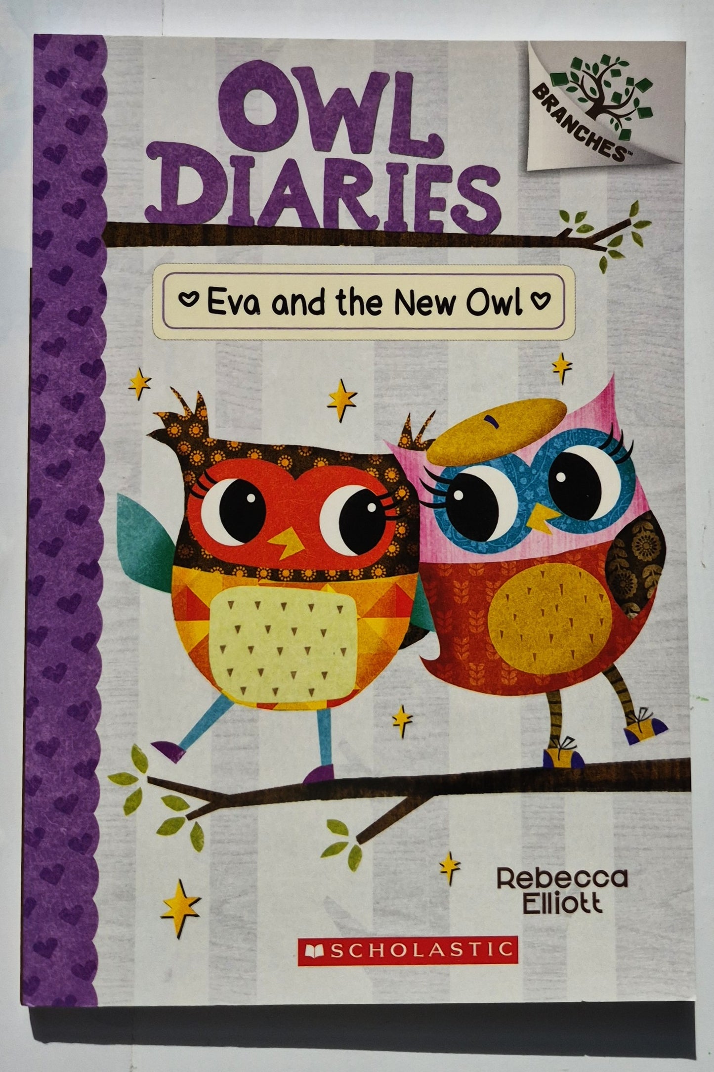 Owl Diaries: Eva and the New Owl by Rebecca Elliott (New, 2016, Pbk, 74 pages, Scholastic Branches)