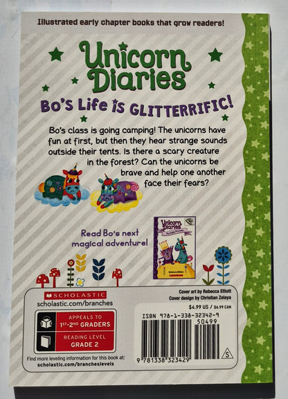 Unicorn Diaries: Bo the Brave by Rebecca Elliott (New, 2020, Pbk, 74 pages, Scholastic Branches)