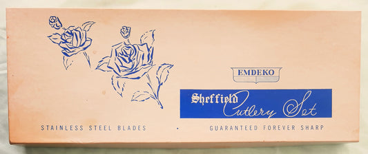 Regent Cutlery Sheffield "The Miracle Worker" Knife and Fork Cutlery Set (Very good, 1960s)
