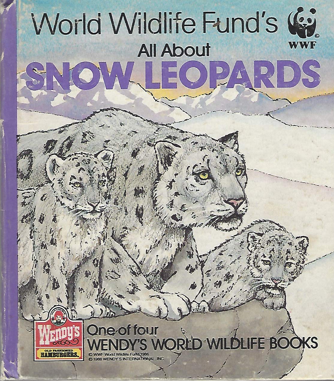 All About Snow Leopards by World Wildlife Fund (Good, HC, 1988, Wendy's)