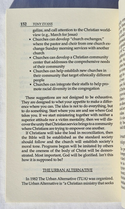 Lasst uns einander kennenlernen: Was weiße Christen über schwarze Christen wissen sollten von Dr. Tony Evans (Sehr gut, 1995, TB, 196 Seiten, Thomas Nelson)