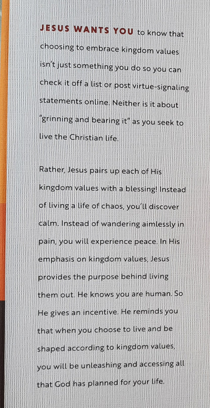 Kingdom Values: Character > Chaos by Tony Evans (New, 2022, HC, 202 pages, Bethany House)