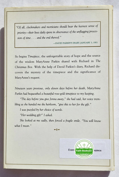 Timepiece von Richard Paul Evans (Gut, Gebunden, 1996, Simon & Schuster Großdruck, 208 Seiten)